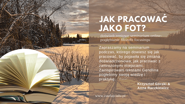 krajobraz z tekstem o seminarium online dla fot